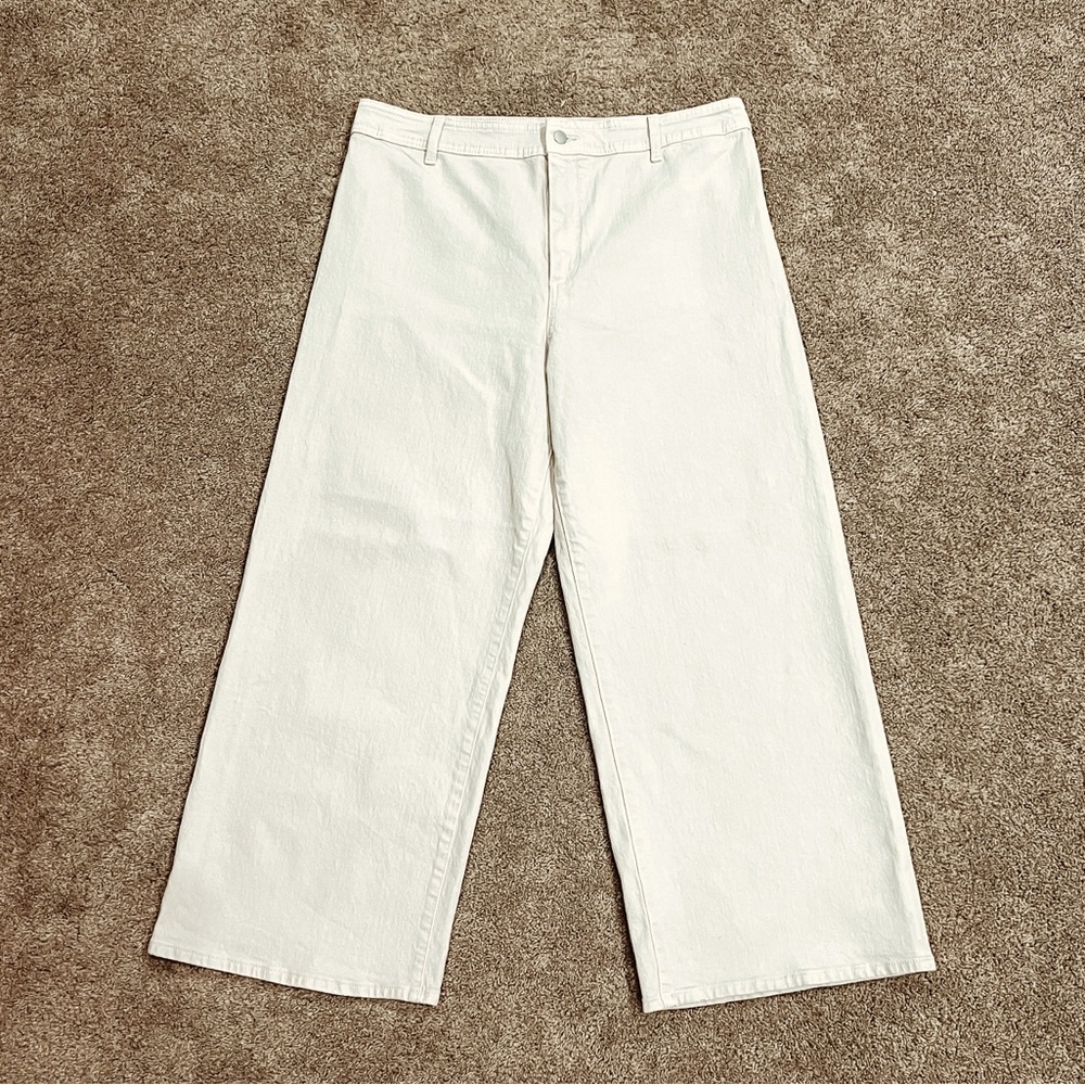 Women’s Wide Leg Ankle Pants, Size 16